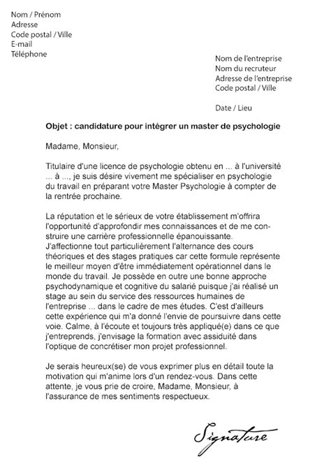 Exemple lettre de motivation stage psychologie via lettredemotivationexemple.blogspot.com. Lettre de motivation pour une fac de psychologie - laboite ...