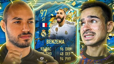 Karim benzema ha sido un jugador poco utilizado en fifa 20 por su falta de ritmo y balance. FIFA 20 : BENZEMA 97 TOTS SQUAD BUILDER BATTLE VS FEELFIFA ...