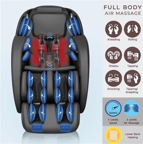 3d massage mechanism with 92 airbags. iRest A303 SL-Track 3D Robotic Smart Massage Chair - 3 ...