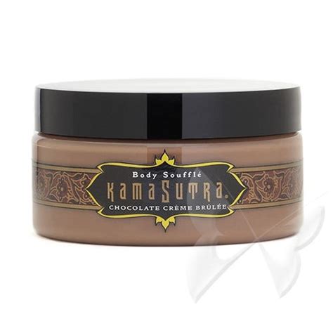 Indrani draws up both her knees until they nuzzle the curves of her breasts; Kama Sutra Body Souffle Chocolate Creme Brulee 50ml ...