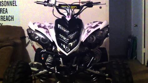 06 raptor 700 elka stage 3 front and rear pro armor nerf, front and rear grab hmf performance maybe too much modquad billet stuff:grin_nod Finished r1 headlights on raptor 700r - YouTube