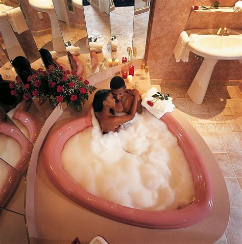 You can use items from around the home or bought to set up the most romantic evening possible, you'll need to make sure nothing in the bathroom is dirty or grimy. Harbor Tower - heart shaped whirlpool | Romantic, Romantic ...