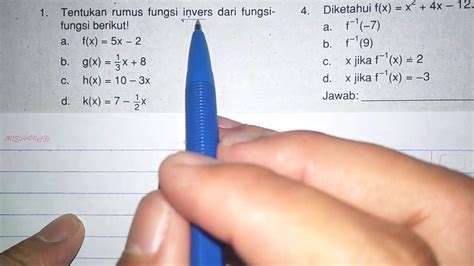 Fungsi invers dan komposisi bab 18 1. Fungsi invers - Cara Mudah Mencari Rumus Fungsi Invers ...