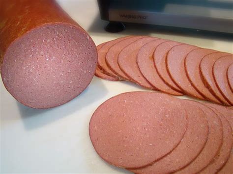 Makes about 1 1/2 lbs of ham salad. Home-Made Bologna | Homemade bologna recipe, Homemade ...