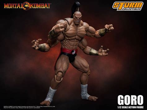 En la décima ocasión que defendía el título, goro se enfrentó a liu kang y. Mortal Kombat figura Goro 1/12 - 22cm | Universo Funko ...