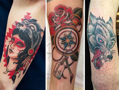 A simple design like the flag needs details in order to look real. Classic Tattoo Designs | The Graphic Cave