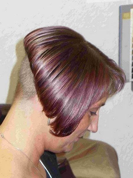 Short pixie hairtrend undercut extreme haircut makeover dying purple by alves bechtholdt. Buzzed Nape Bob Haircut - what hairstyle should i get