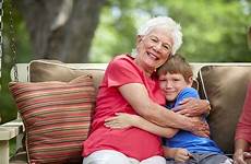 grandson grandma hugging knutson