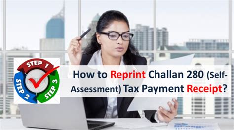 Reprint Or Regenerate Challan 280 Receipt