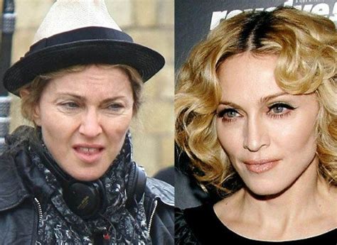 Referred to as the queen of pop. Madonna Ungeschminkt - 31 Shocking Photos of Celebrities ...