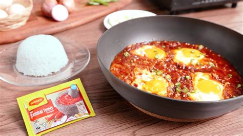 Tambah sedikit air kemudian masukkan telur tadi 6. Resipi Sambal Tumis Telur Sedap Sangat | MAGGI® Malaysia