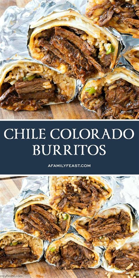 I was asked to order. Chile Colorado Burritos - A Family Feast®