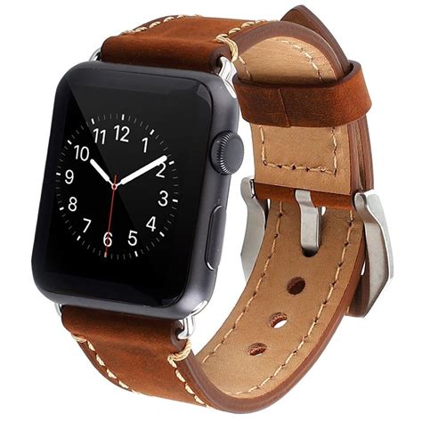 The apple watch is the most popular smartwatch available today, so it's no surprise that there's a great deal of bands to choose from. Apple Watch Band, iWatch Leather Wrist Band, Premium ...