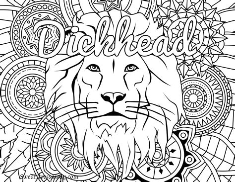 Find the best swear word coloring pages pdf for kids & for adults, print all the best 20 swear word coloring pages printables for free from our. Free Printable Coloring Pages For Adults Only Swear Words ...