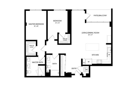 Check out our collection of 2 bedroom 2 bath house plans. Studio, 1, 2 & 3 bedroom floorplans for rent at Live Park 12.