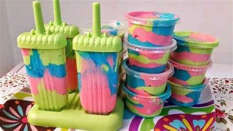 Mudah cara nak buat ais krim viral ni. Cara-Cara Macam Mana Nak Buat Ais Krim Pelangi 'Paddle Pop ...