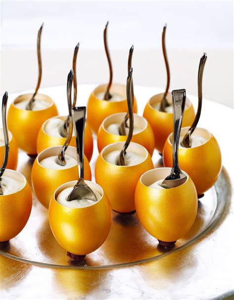 Chocolate mousse has to be the ultimate in tempting dessert recipes. Chocolate mousse in golden egg cups