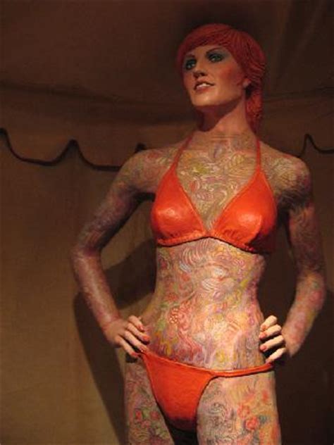 Lydia the tattooed lady guitar tab. A tattooed lady - Picture of Guinness World Records Museum ...