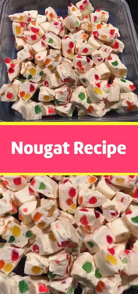 Be patient and use a candy thermometer for perfect candy. Nougat Recipe | Nougat recipe, Easy homemade recipes, Recipes