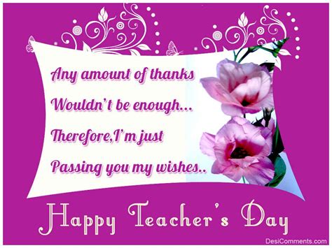 Thank you for being my mentor and my role model. Happy Teacher's Day - DesiComments.com