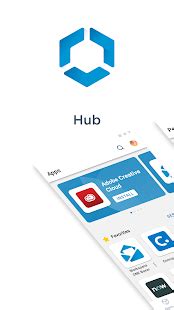 Now that hub services are enabled and intelligent hub catalog published, you will see three additional screens during device enrollment that briefly introduce the new capabilities of the vmware intelligent hub (from left to right). Intelligent Hub - Apps on Google Play