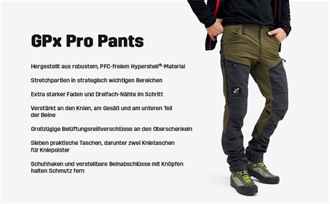 U nás najdeš kvalitní outdoorové oblečení skvělého střihu a barev za rozumnou cenou. RevolutionRace Damen GPX Pro Pants Hose zum Wandern und ...