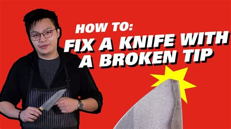 After having taught more than a few knife skills classes here at the chopping block, there's one constant question i'm asked during the how to sharpen a knife portion of the class: How to Fix a Broken Knife Tip - YouTube