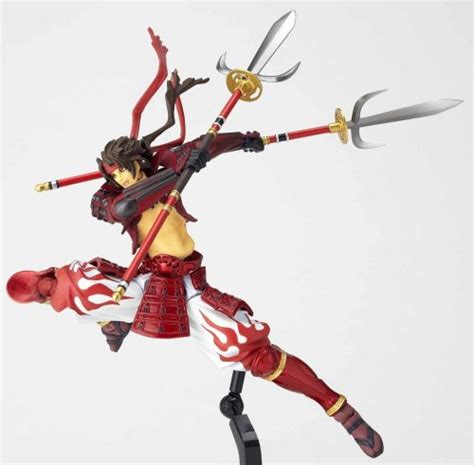 Zest's battle attire consists of a tight black dress that reveals her middle chest, black shoulder pads and gold lining, white stockings, and black long boots that. Sengoku Basara : Devil Kings Sanada Yukimura Revoltech 080 ...