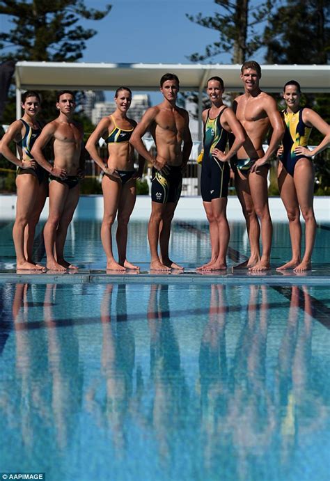 The swedish fast fashion retailer outfitted the olympic and paralympic teams in bright gold yellow and sleek image: Olympics 2016 swimsuits unveiled by Australian team ...