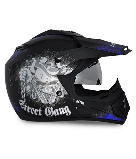 Vega helmets offer world class value packed protection. Vega Off Road D/V Gangster - Full Face Helmet Matte Black ...