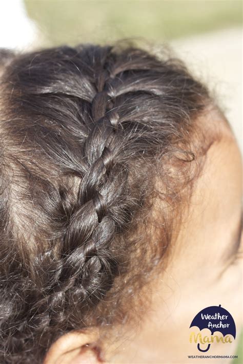 This is a classic and a very traditional look for brides with a romantic side and love for pure elegance. How to Do a 4-Strand French Braid on Curly Hair | Weather Anchor Mama