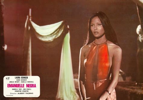 I suggest to rent it first if you are interested in emanuelle's serious movies. laura gemser in emanuelle negra | Film, Noir, Érotiques