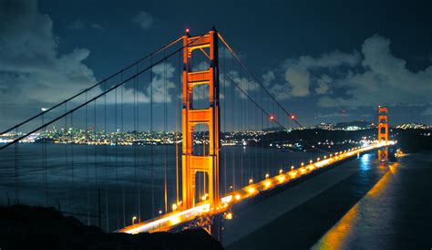 Follow us to learn about all things #goldengatebridge! bridge, Night, Lights, San Francisco, Golden Gate Bridge ...