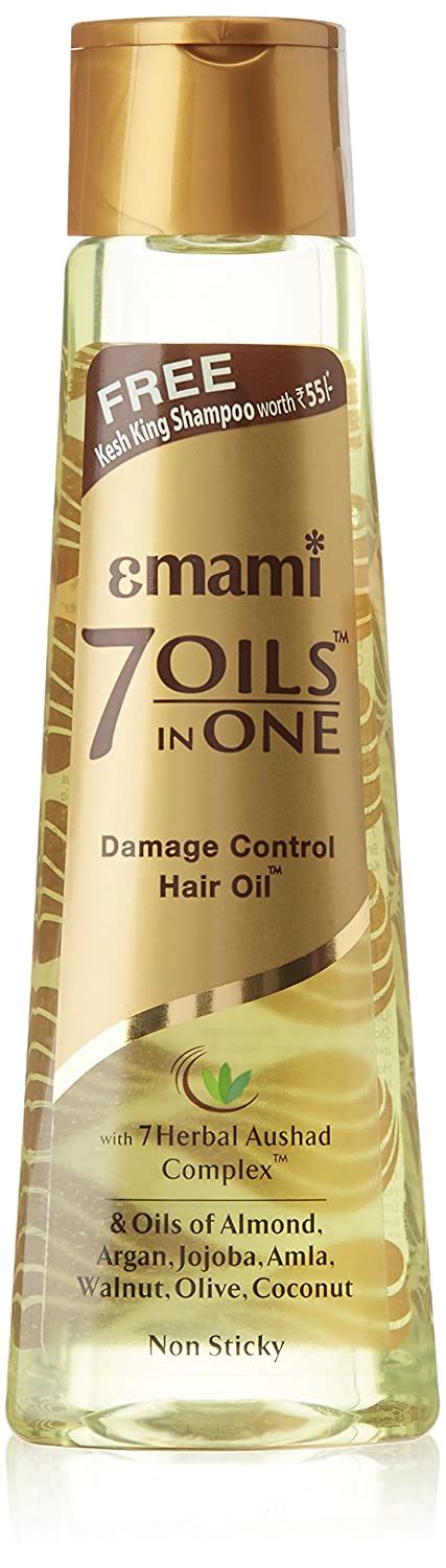 Search hair care products like hair cleanser, hair mask, hair tonic, hair color from netmeds. Buy Emami-7 In 1 Damage Control Hair Oil-200 Ml Online ...