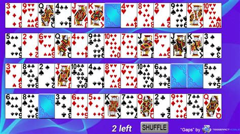 In addition to pcs and macs, the solitaire games work on the iphone, ipad, ipod touch and android devices. Gaps - Wikipedia