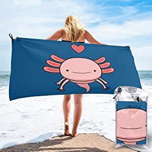 Although colloquially known as a walking fish, the axolotl is not a fish but an amphibian. Amazon.com: Quick Dry Pink Axolotl Love Heart Drawing ...