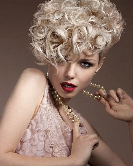 New style and colour x. big curls hairstyle l instant vintage glam #curls#vintage# ...