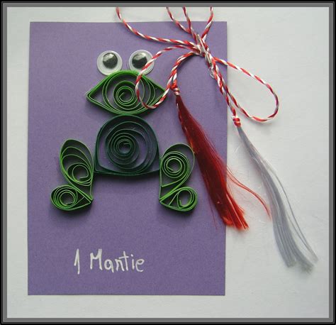 Cale, borcane mason, artă și crafturi. creativ art - hobby: Martisoare din quilling