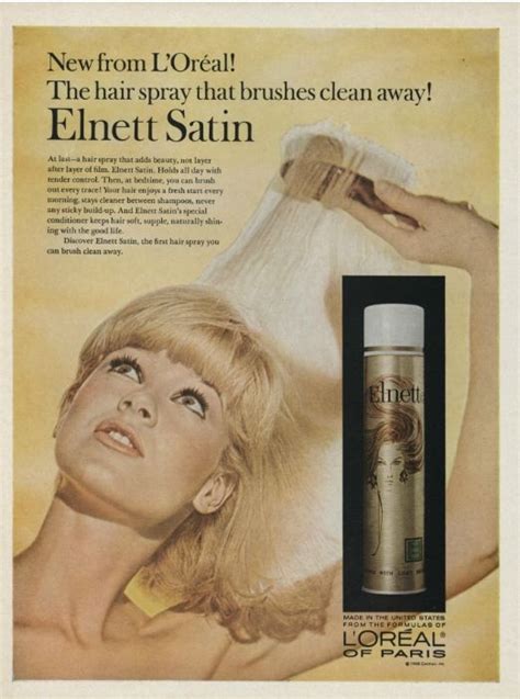 • miniskirts years 60s 70s • girls sixties seventies images gallery minidress pictures. 60s Elnett hairspray ad | Vintage cosmetics, Vintage ads