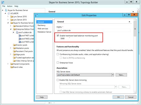 I will sometimes get blocked audio when i get a call coming in. SfB Pool und Loadbalancer Port
