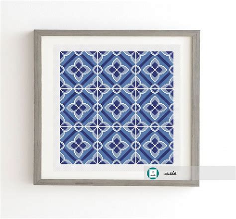 2020 #bewellandstitch home stitch home cross stitch pattern click here to download. Elegant tiles cross stitch pattern,modern pattern, PDF ...