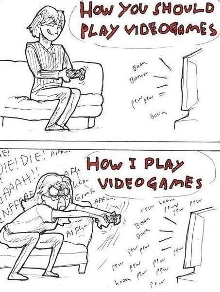 Most call me unintelligent, stupid and childish. This is so me. | Funny games, Playing video games, Memes