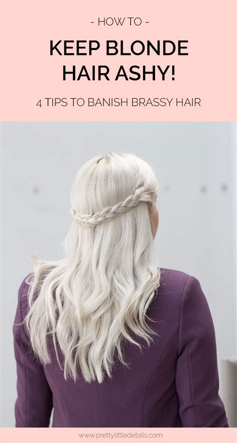 Use a purple hair mask to neutralize brassy hair to maintain strong, bright blonde hair, you'll need a complete haircare regimen to strengthen and help neutralize the brassy tones that can start to appear in between salon appointments. How to keep blonde hair ashy - A few tips for my blonde ...