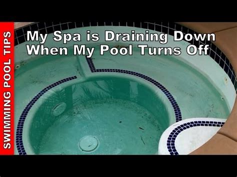 Раскройте скобки, употребляя глаголы в past simple. My Spa is Draining Down When Pool Turns Off - YouTube