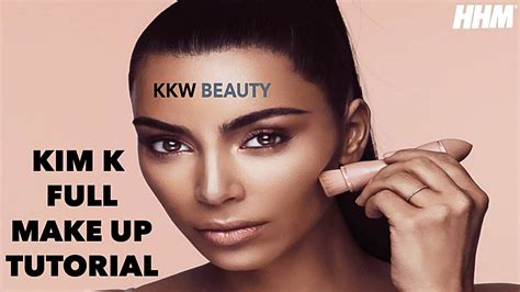 Kim Kardashian Full Makeup Tutorial - 2017 - YouTube