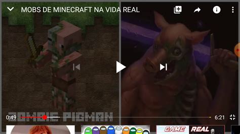 Um charmander na vida real. Os monstros do minecraft na vida real - YouTube