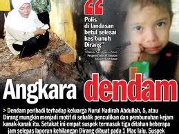 It took some time to obtain that newspaper clipping. KERATAN AKHBAR - hentikAN PENDERAAN