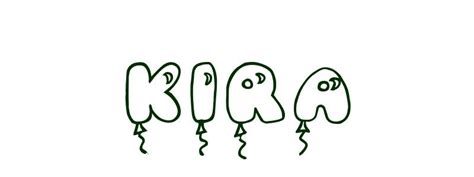 I'm currently 33 years old. Coloring Page First Name Kira