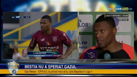 09/03/2020 liga i game week 2 ko 19:30 venue stadionul municipal gaz metan (mediaş). Julio Baptista, declaratii dupa Gaz Metan - CFR Cluj 0-0 ...