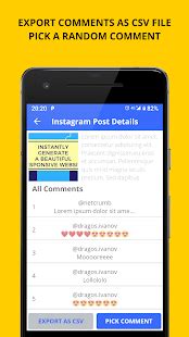 Socgain is an international service. Socialcrumb Business Comment Picker For Instagram - Apps ...